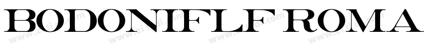 BodoniFLF Roman字体转换